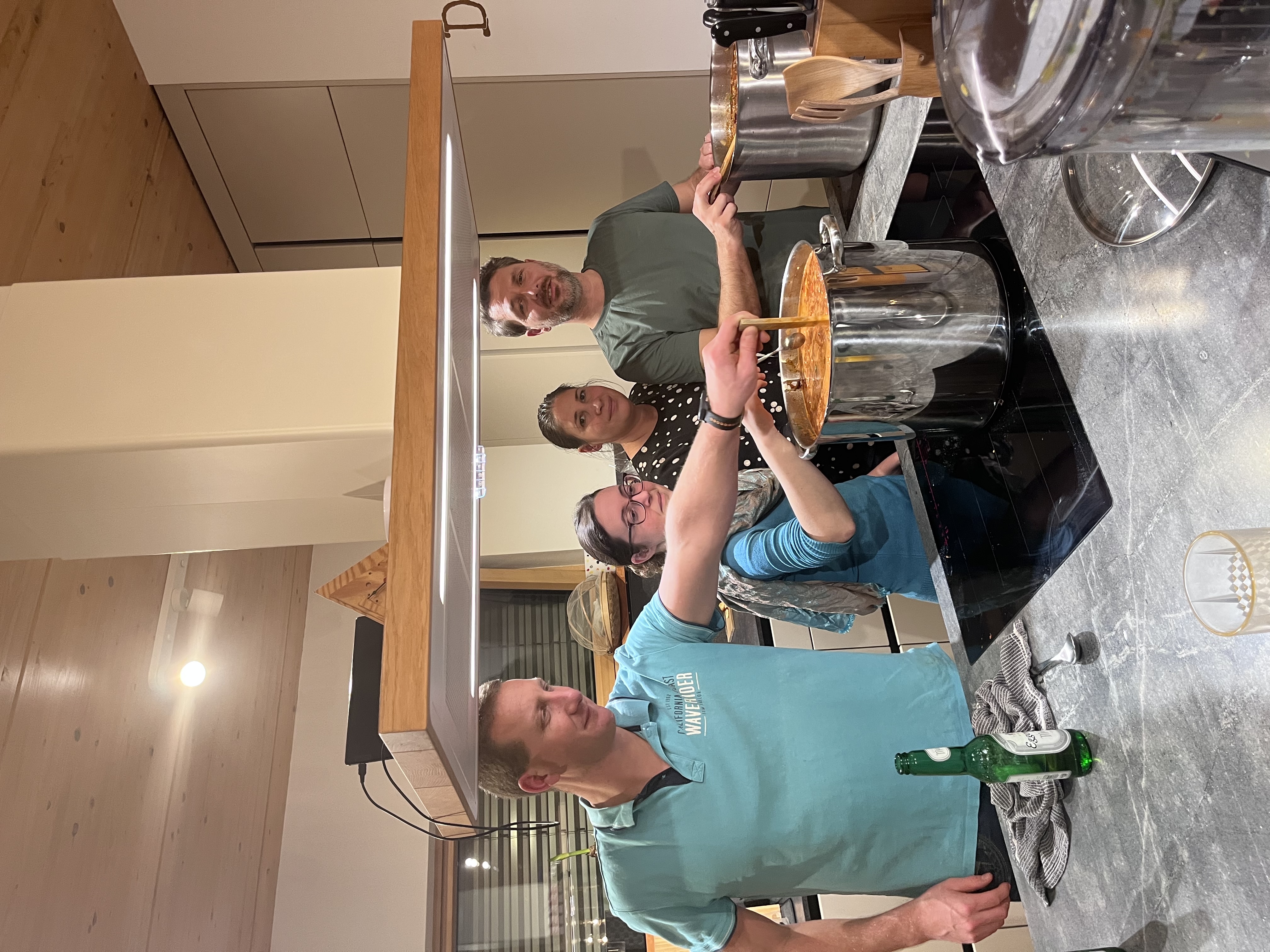 Chili-Vorbereitungen für den Adventmarkt